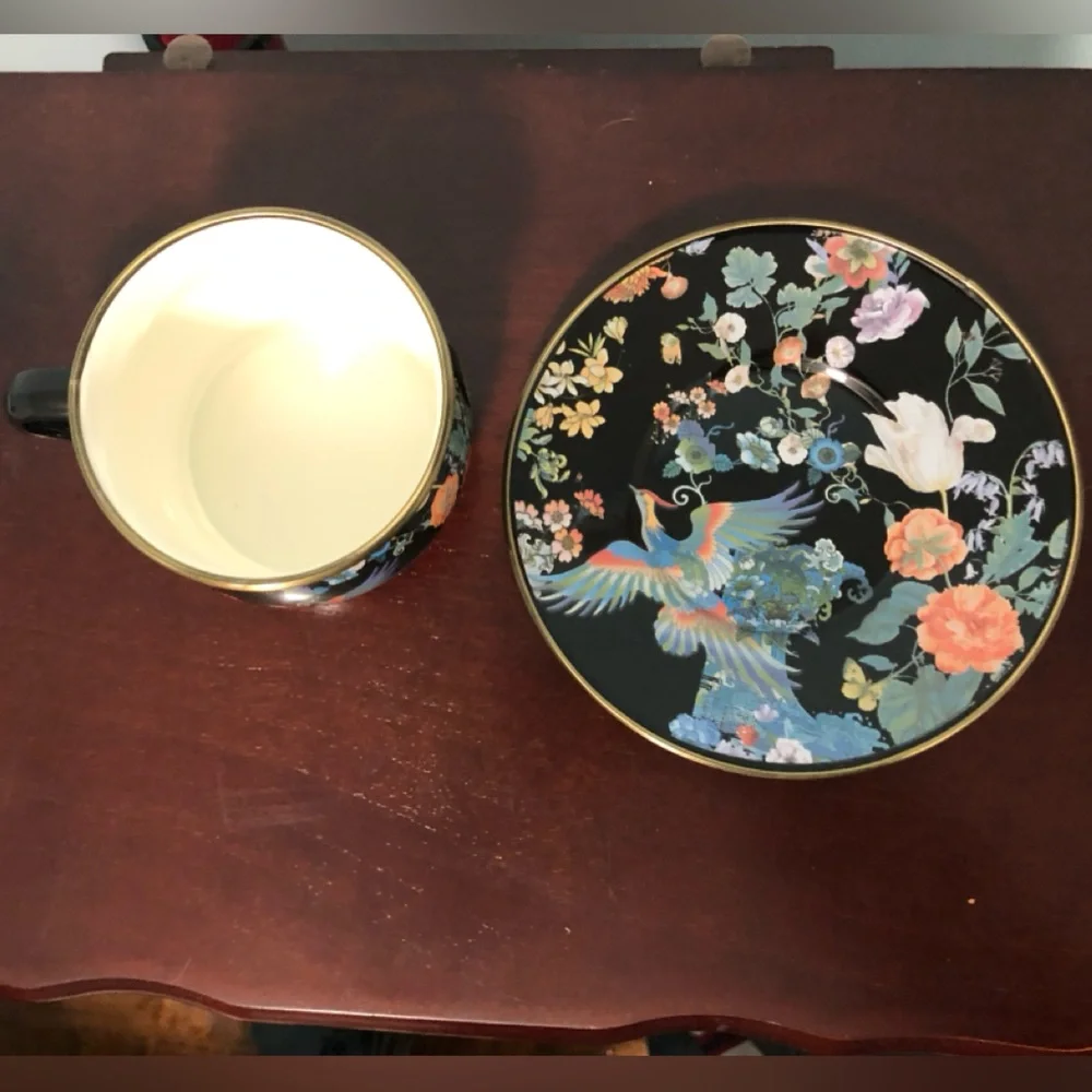 NWT__Johnny Was Limited Edition Enamel Tea Set__NWT - Picture 13 of 14